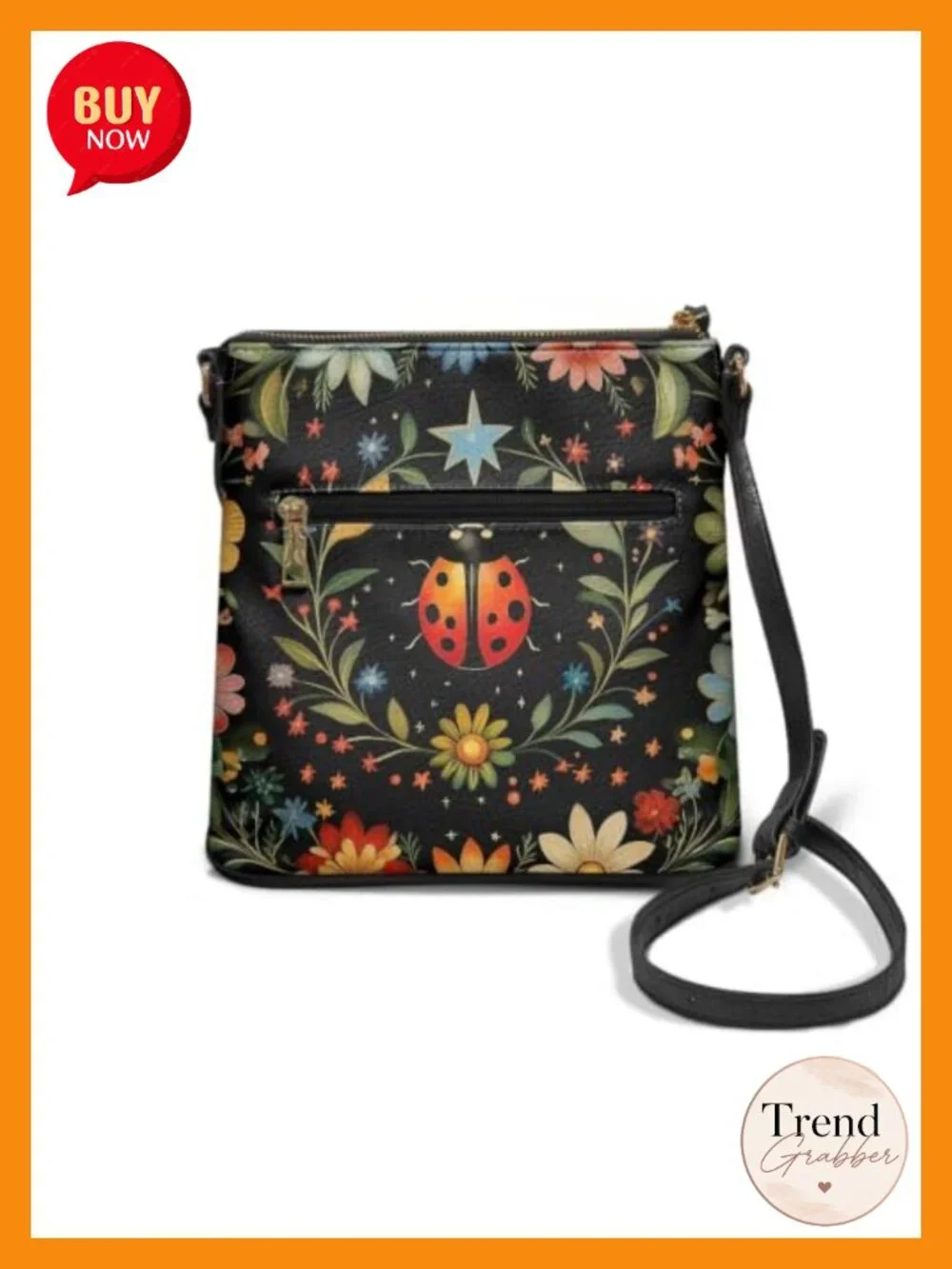 Faux Leather Hobo Crossbody Bag with Adjustable Strap Multi Pocket